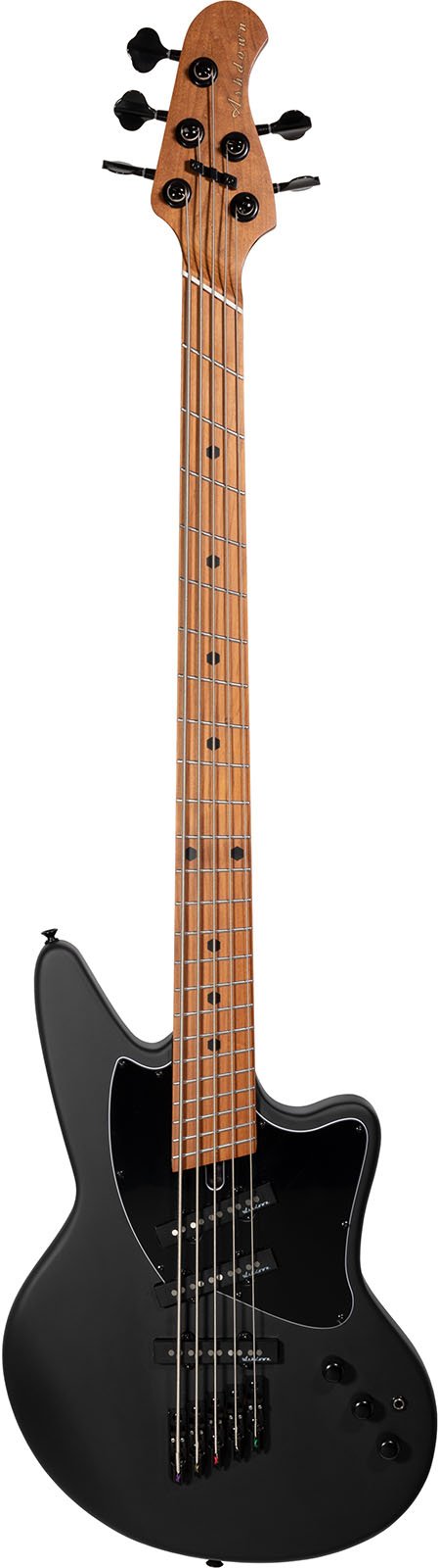 The Saint Avant 5 Matte Black E-Bass